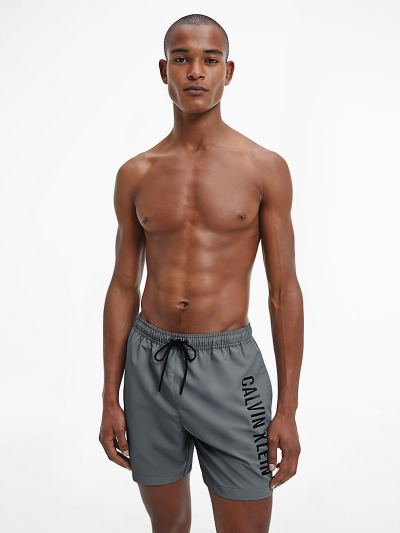 Calvin Klein Fürdőruha HU655392 | Calvin Klein Intense Power Medium Drawstring Férfi Úszónadrág Szür